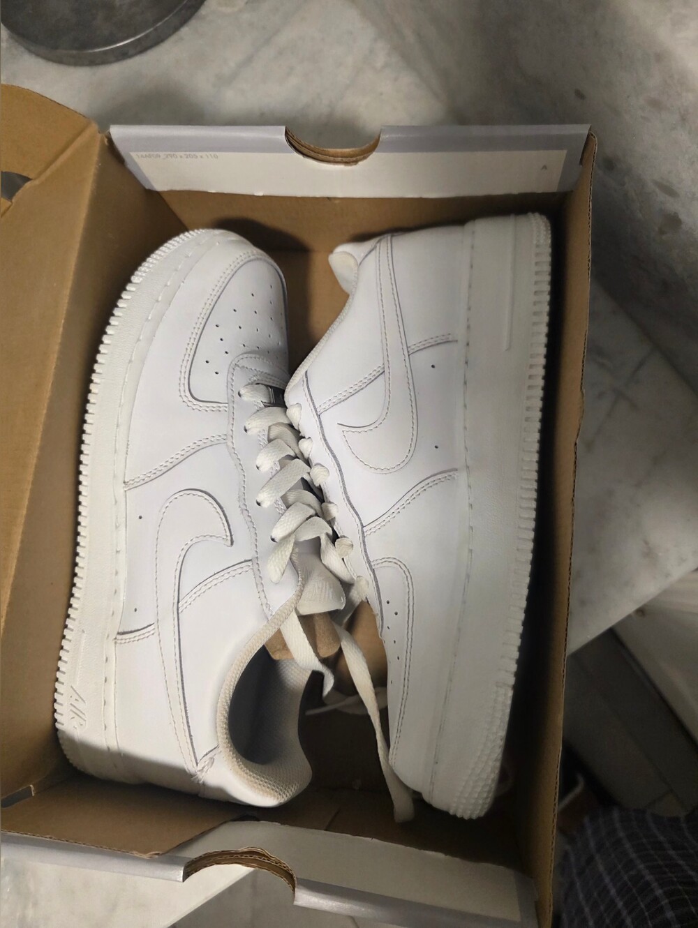 Air Force 1 Nike All-White Low-Top Sneakers